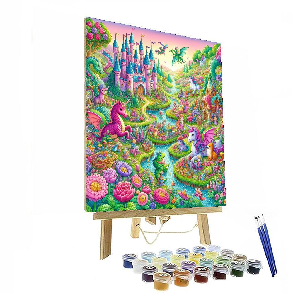 Charming Fantasy Adventures Paint By Color