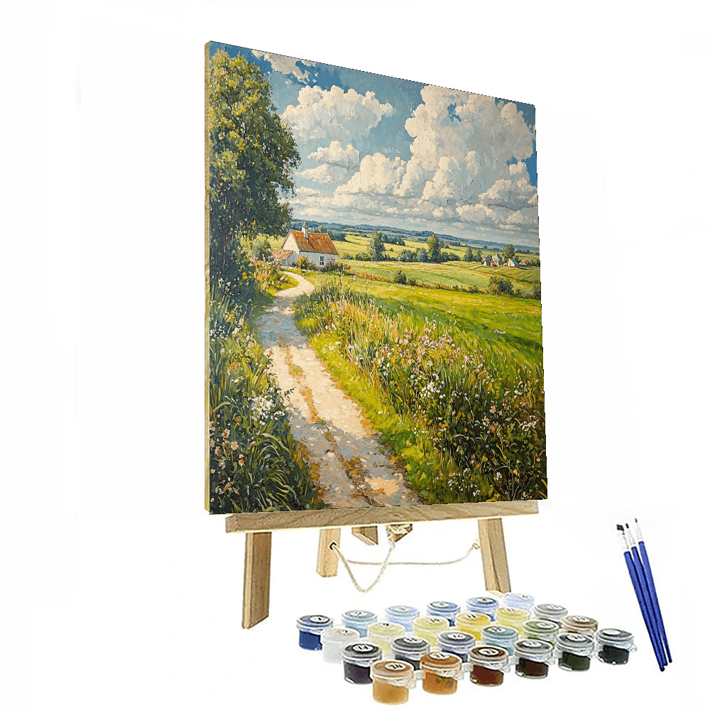 John Constable Inspired Rustic Countryside Serenade  Paint By Number