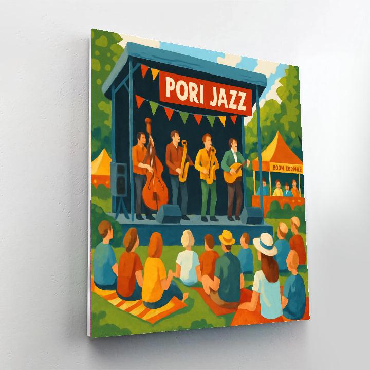 Pori Jazz Festival - Pori, Finland Paint By Numbers Art