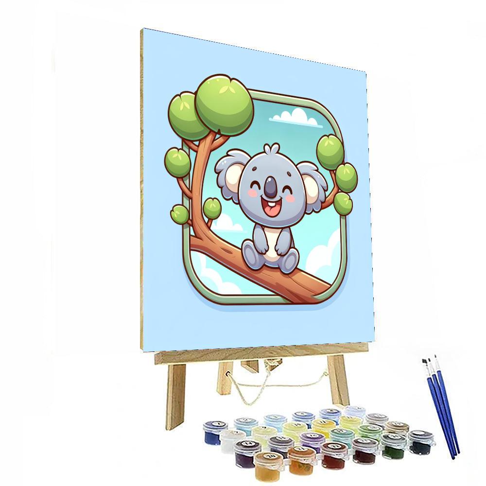 Whimsical Koala Paint By Numbers