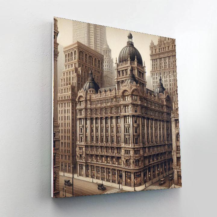 Historic Cityscape Grandeur Paint By Numbers Kits
