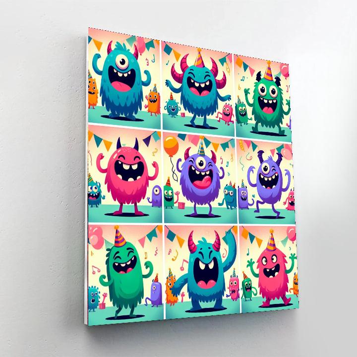 Monster Mash Party Numbered Painting Kits