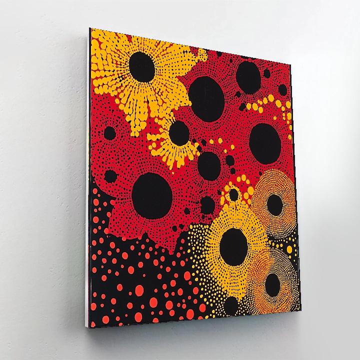 Yayoi Kusama Inspired Eternal Dots  DIY Paint By Numbers
