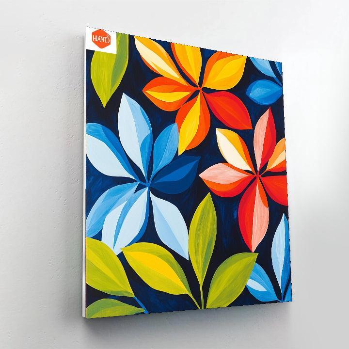 Henri Matisse Inspired Modernist Floral Reverie  Paint By Color