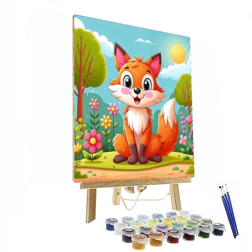 Fabulous Fox Painting Number Kit