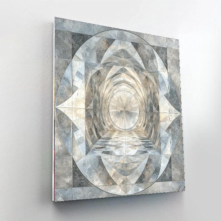 M.C. Escher Inspired Symmetry In Silence  Paint By Numbers