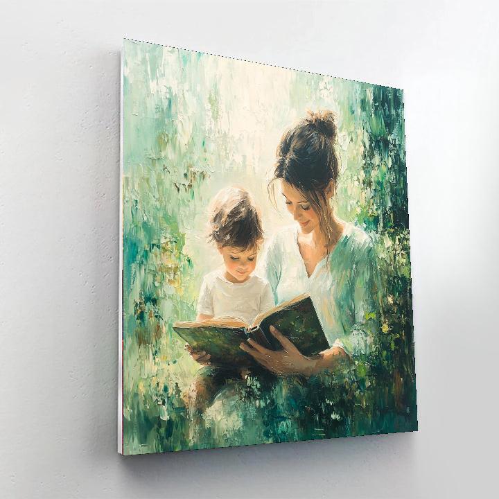 Mother And Child In Harmony DIY Paint By Numbers