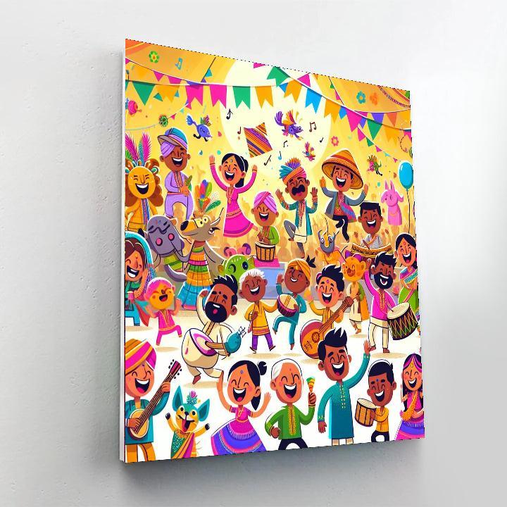 Merry Music Festival Paint By Numbers