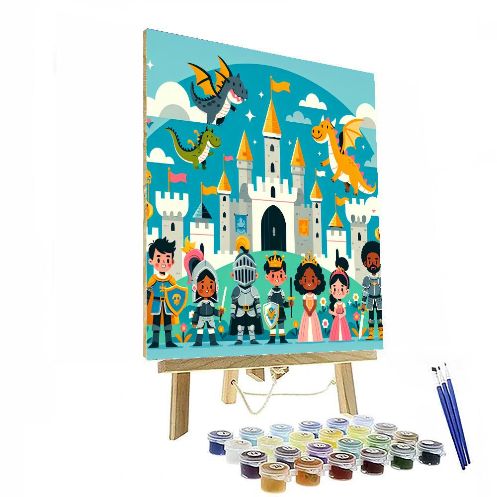 Fantasy Adventure Castle Paint By Numbers Kits