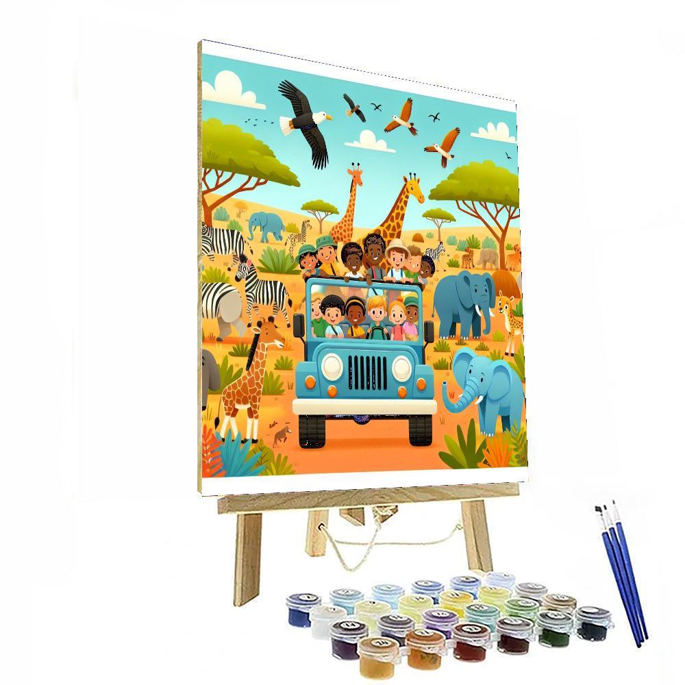 Savannah Safari Paint By Color