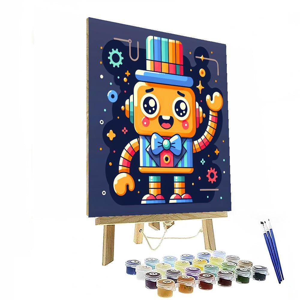 Dandy Robot Painting Number Kit