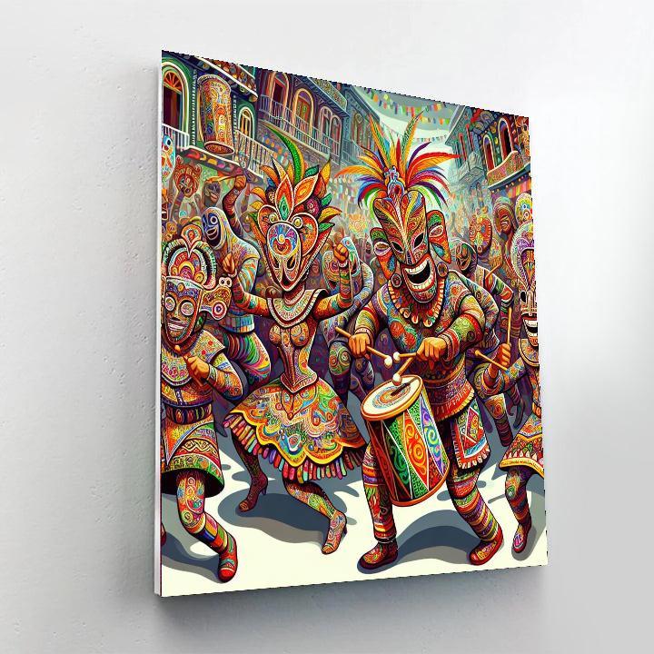 Diablos Danzantes De Yare - San Francisco De Yare, Venezuela Paint By Numbers