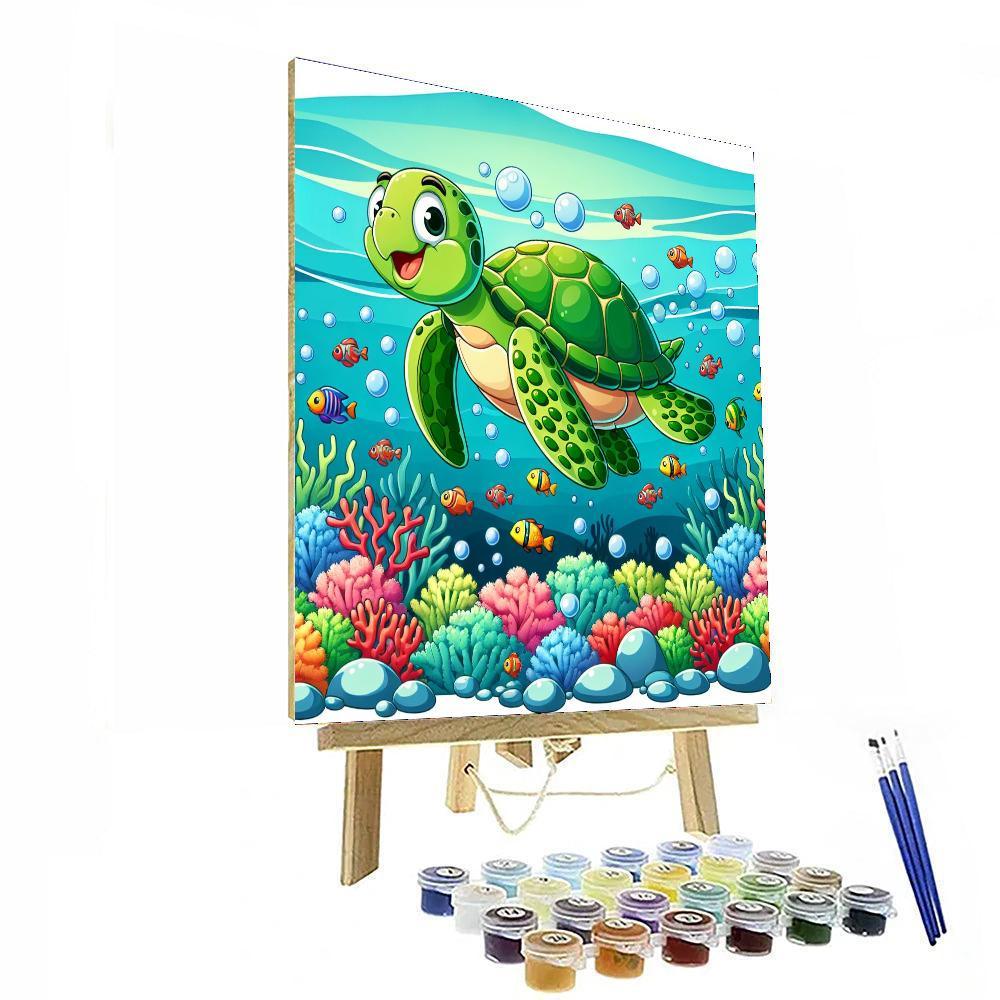 Bubbling Ocean Expedition Numbered Painting Kits