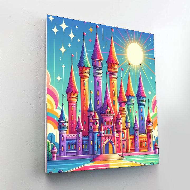 Mystical Castle Quest Number Painting