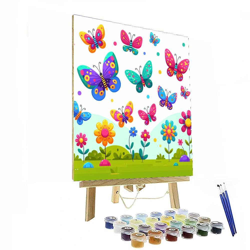 Butterfly Bonanza Paint By Color