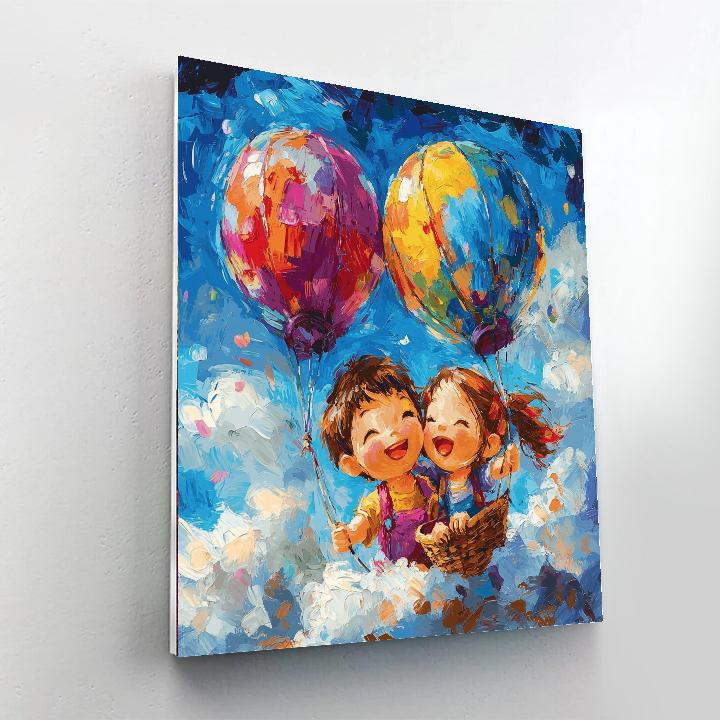 Mothers And Their Little Superheroes Paint By Number