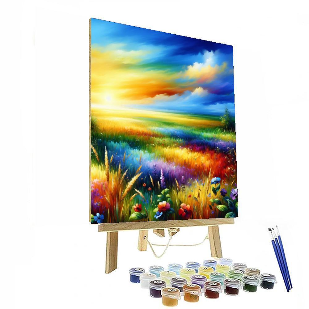 Summer Meadow Glory Numbered Painting Kits