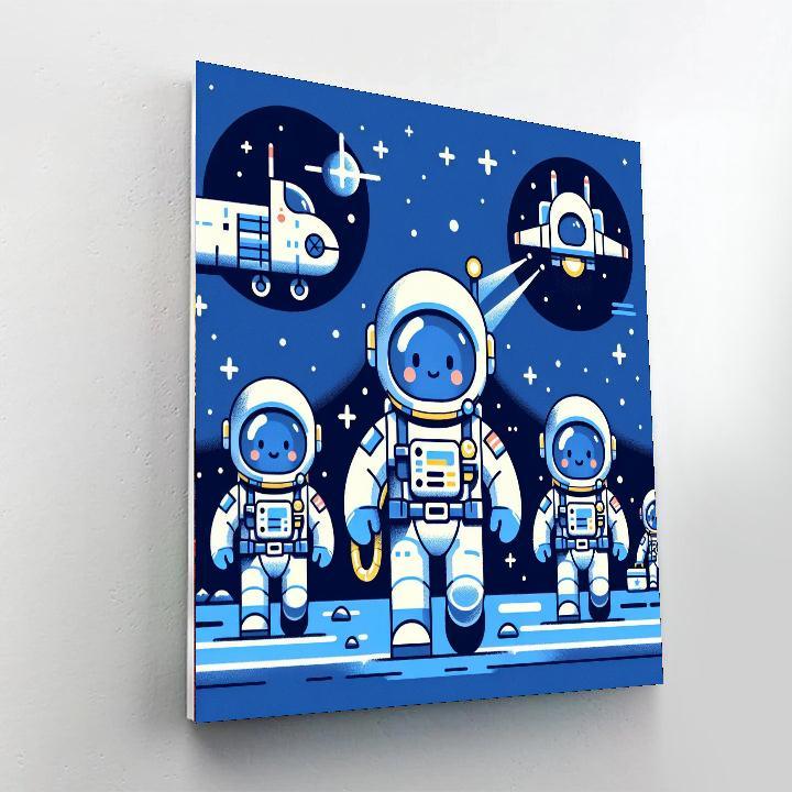 Space Adventure Rescue Paint By Color