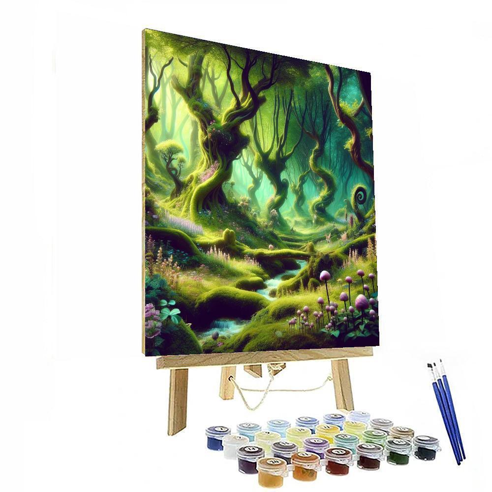 Fantasy Woodland Haven Paint By Numbers Kits