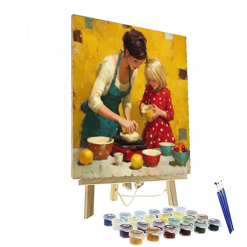 Pancakes And Love Number Painting