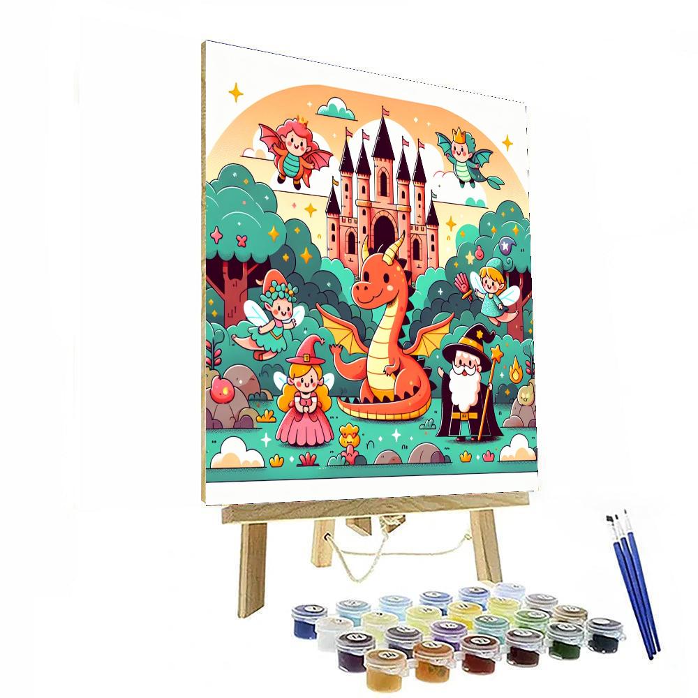 Magical Kingdom Creatures Painting Number Kit