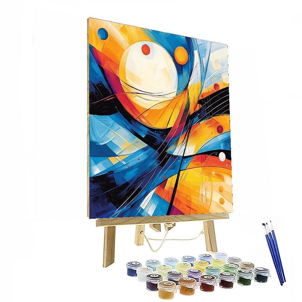 Paul Klee Inspired Rhythms Of Abstraction  Painting By Numbers Kit