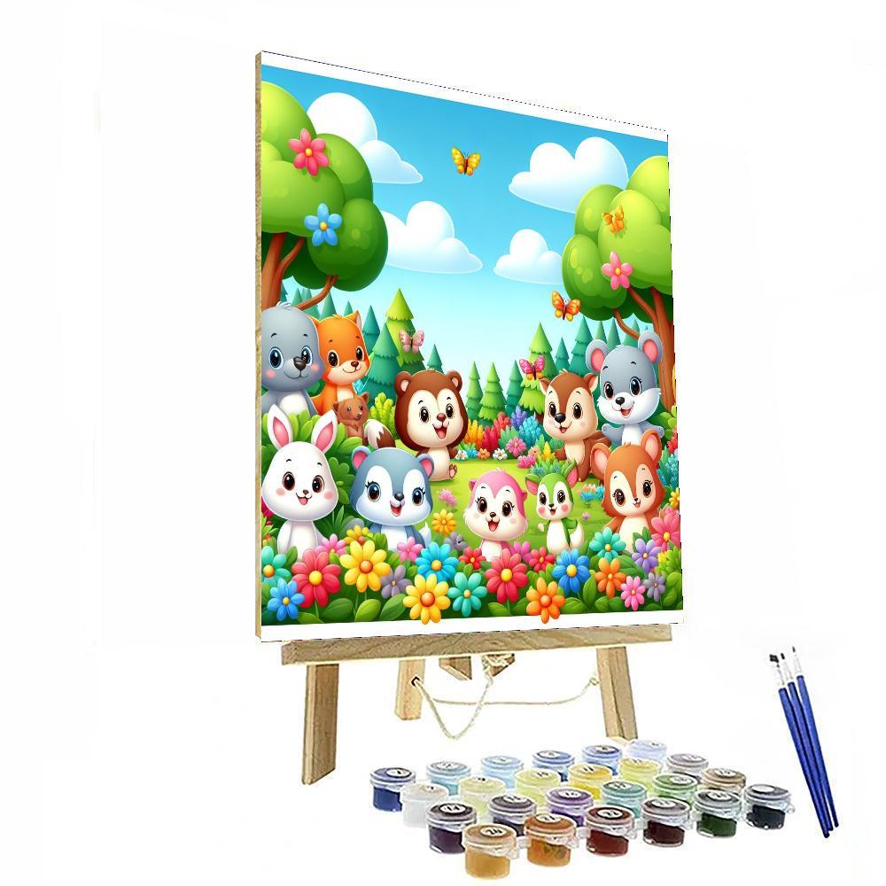 Wondrous Woodland Painting By Numbers Kit