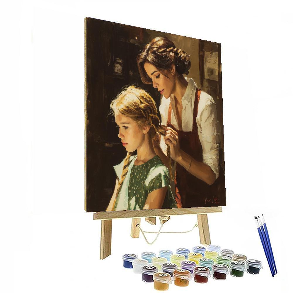 Portrait Of Warmth Numbered Painting Kits