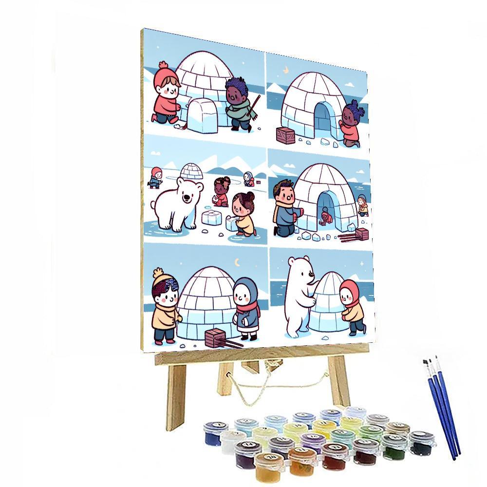 Arctic Snow Festival Painting By Numbers Kit