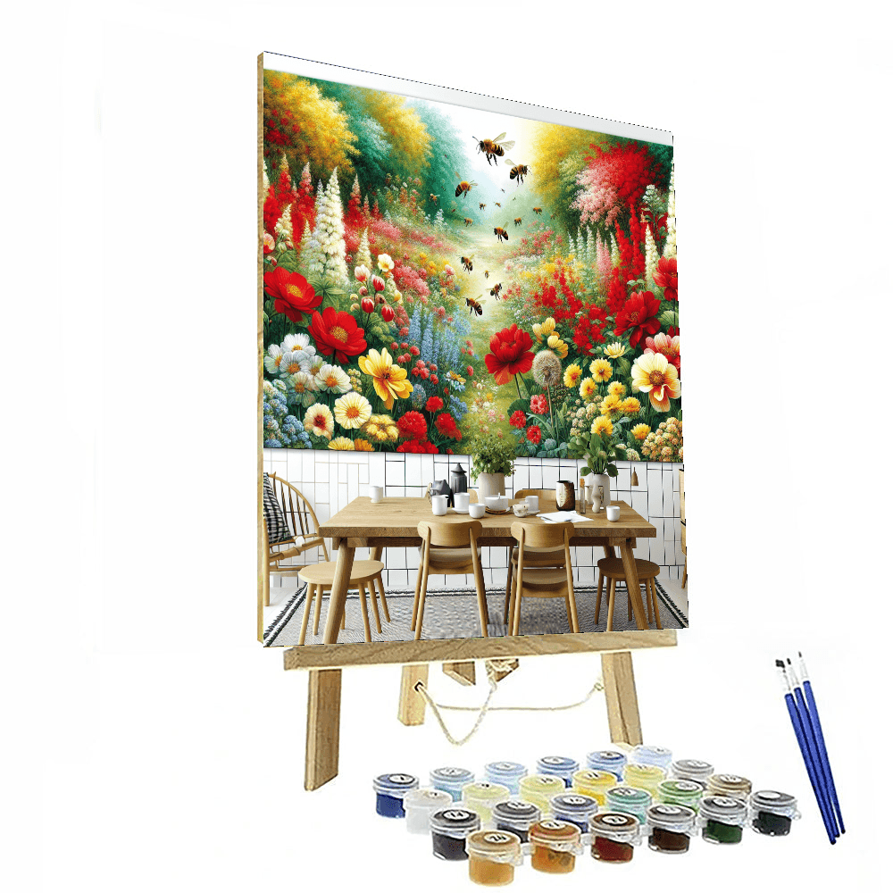 Joyful Garden Celebration Painting By Numbers Kit
