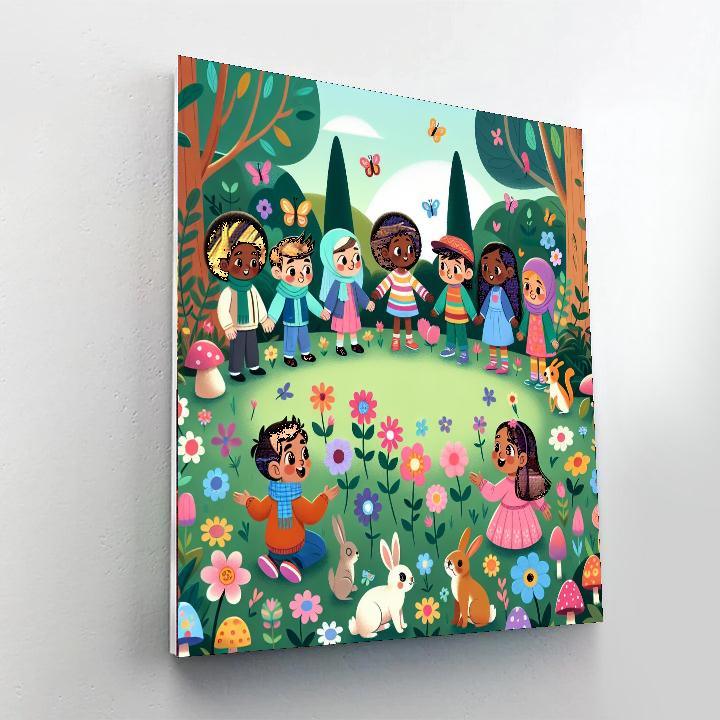 Nature's Secret Garden Number Painting