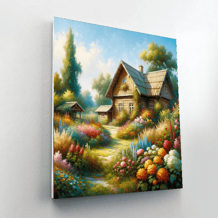 Country Cottage Delight DIY Paint By Numbers