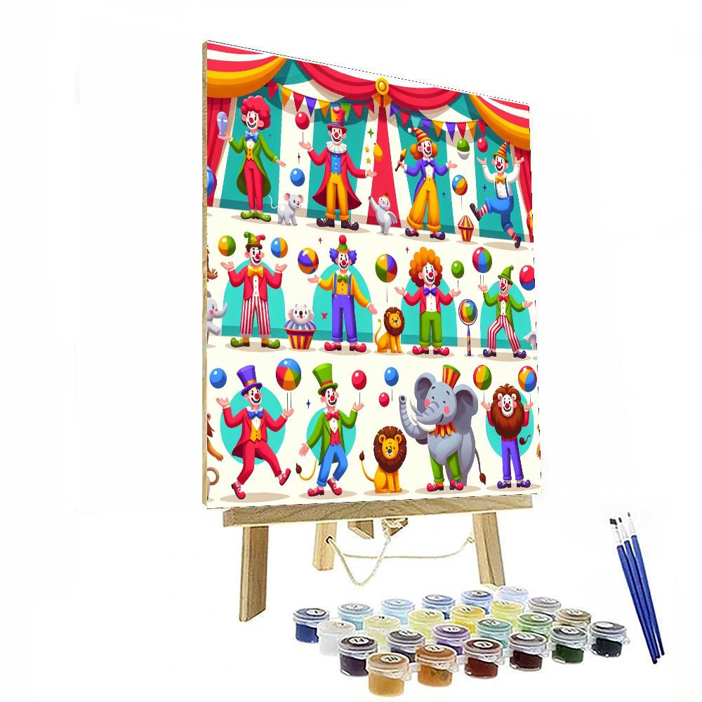 Joyful Juggling Painting Number Kit