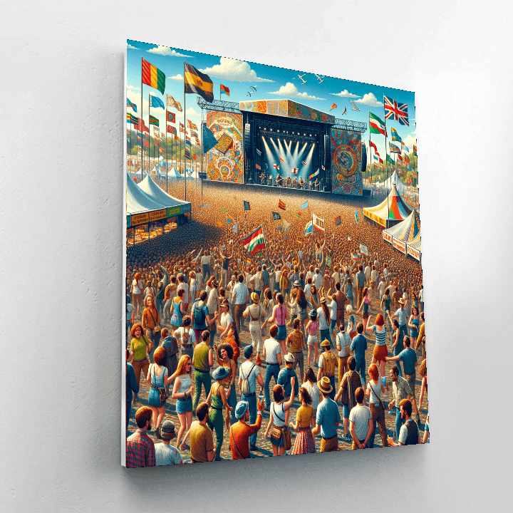 Woodstock Festival - Poland Number Painting
