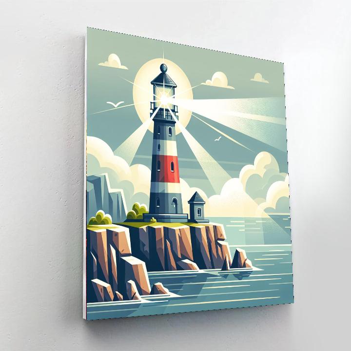 Lighthouse Keeper's Tale Number Painting