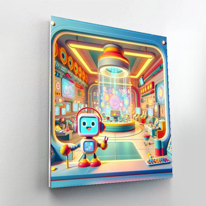 Robot Science Lab Paint By Numbers Kits