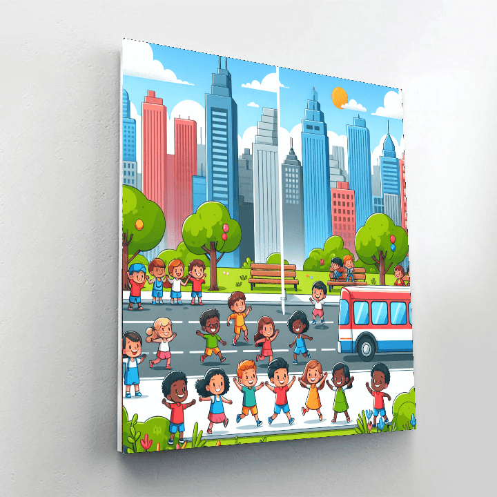 Creative City Adventures Number Painting
