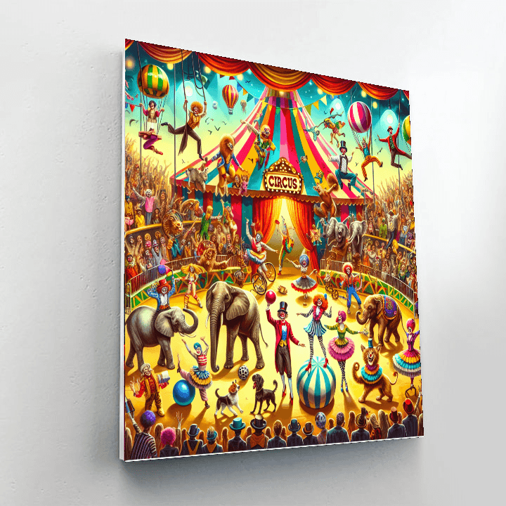 Fantastic Circus Extravaganza Numbered Painting Kits