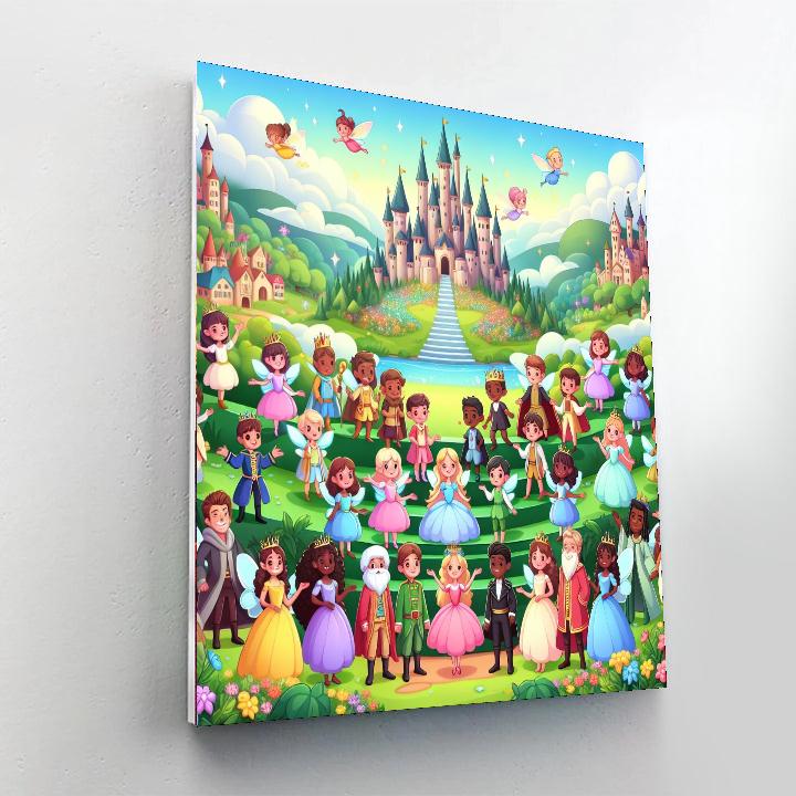Sweet Fairy Tale Adventure Painting By Numbers Kit