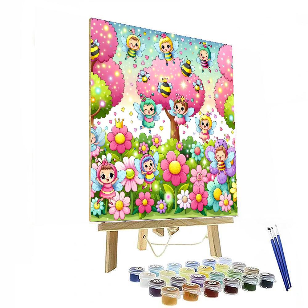 Adventures In The Fairy Garden DIY Paint By Numbers