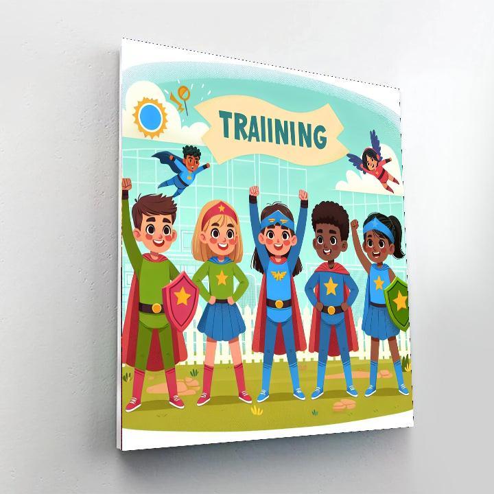 Hero's Quest Academy Painting Number Kit