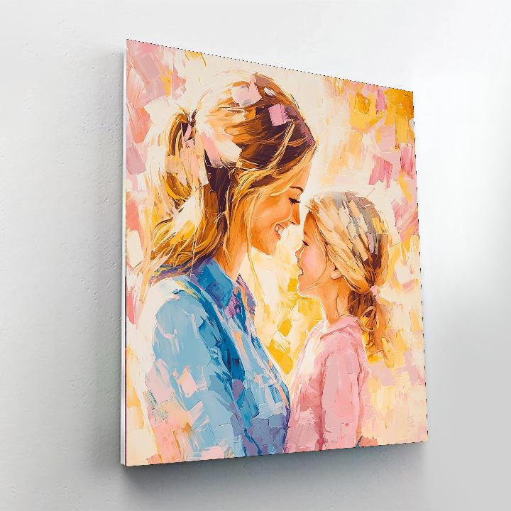 Heartfelt Embrace DIY Paint By Numbers