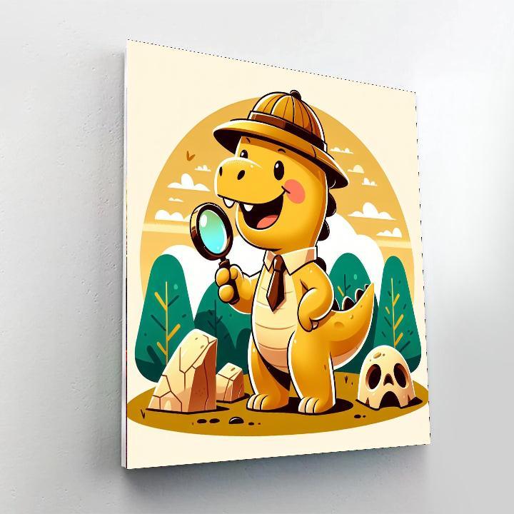Dinosaur Detective Agency Paint By Numbers Kits