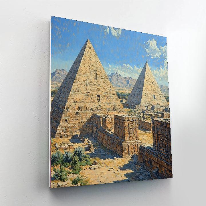 Teotihuacan Pyramids - Mexico City Paint By Color