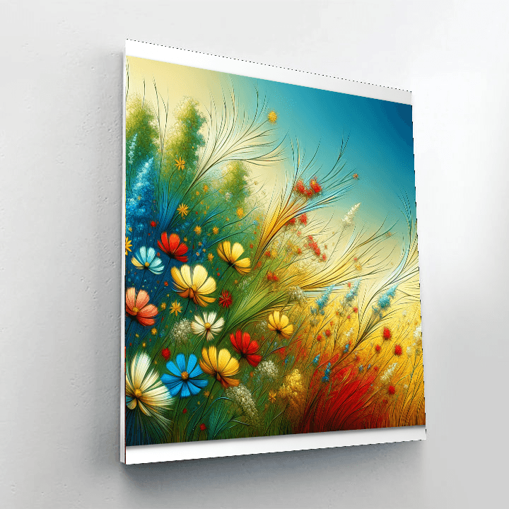 Breezy Summer Fields Paint By Numbers