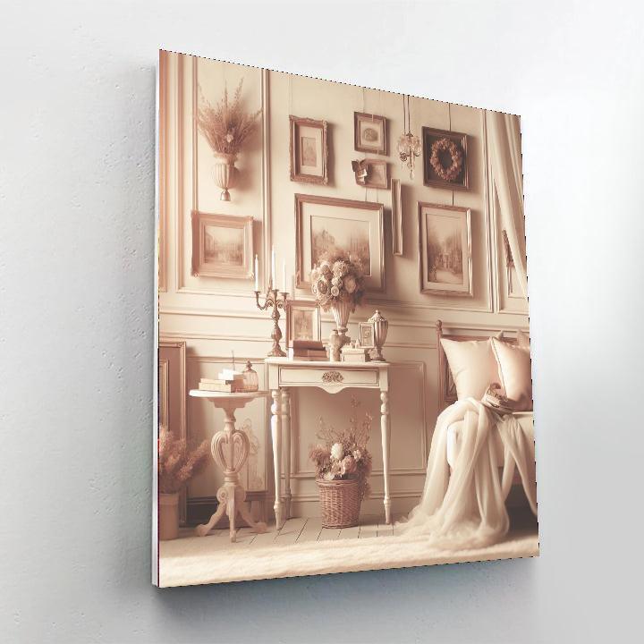 Timeless Vintage Elegance Numbered Painting Kits