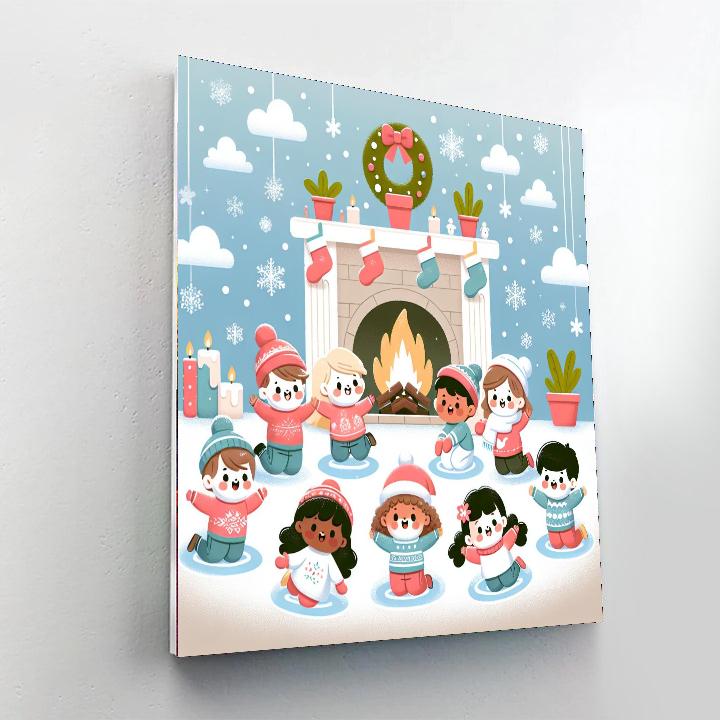 Winter Wishes Paint By Numbers Art