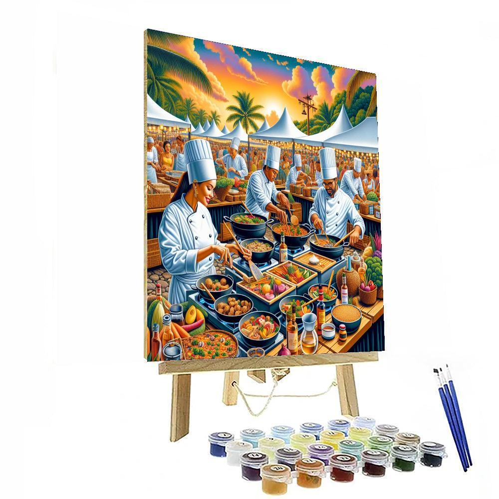 Barbados Food And Rum Festival - Barbados DIY Paint By Numbers