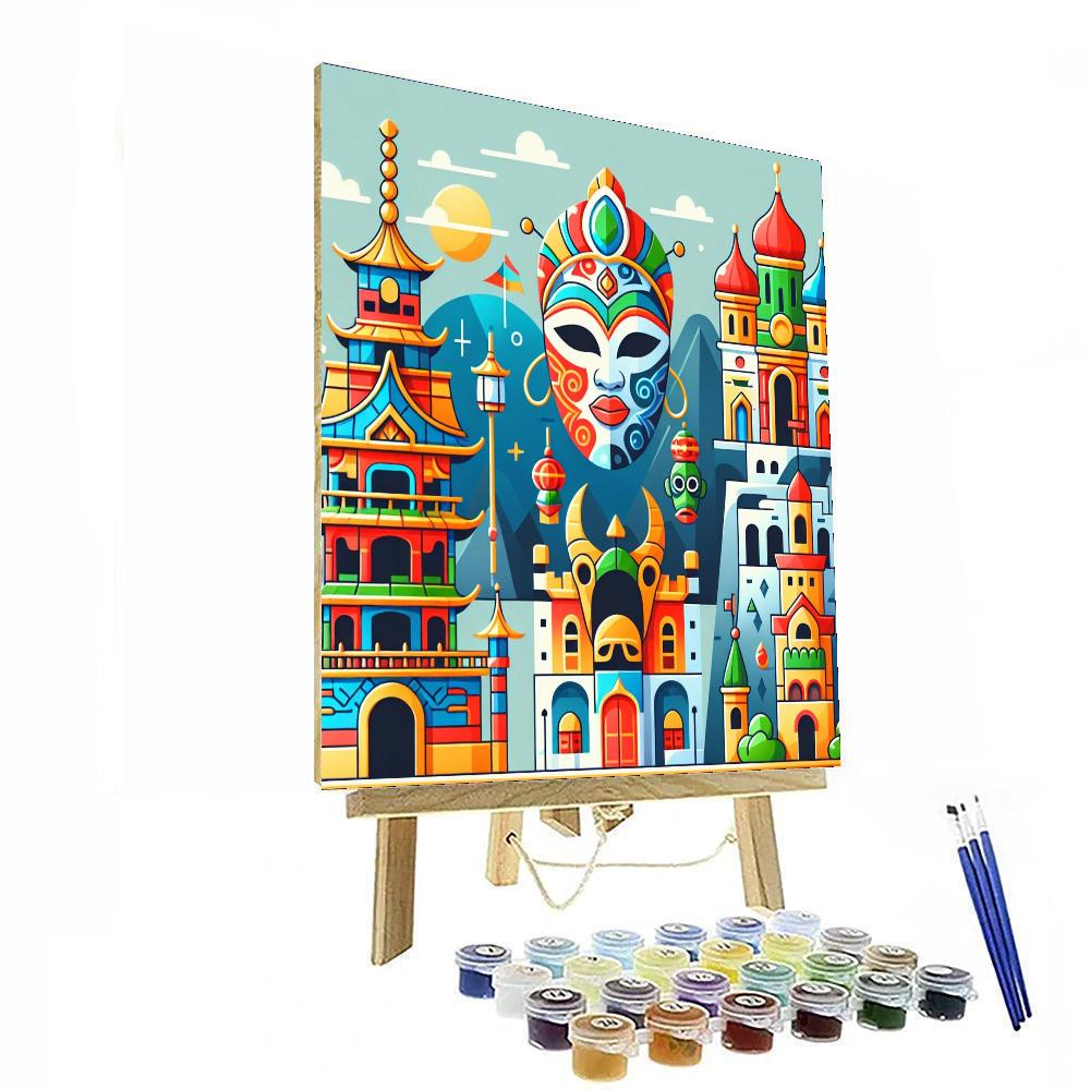 Exploration Of Cultures Painting Number Kit