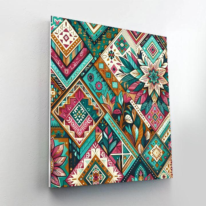 Bohemian Boho Paint By Numbers Art